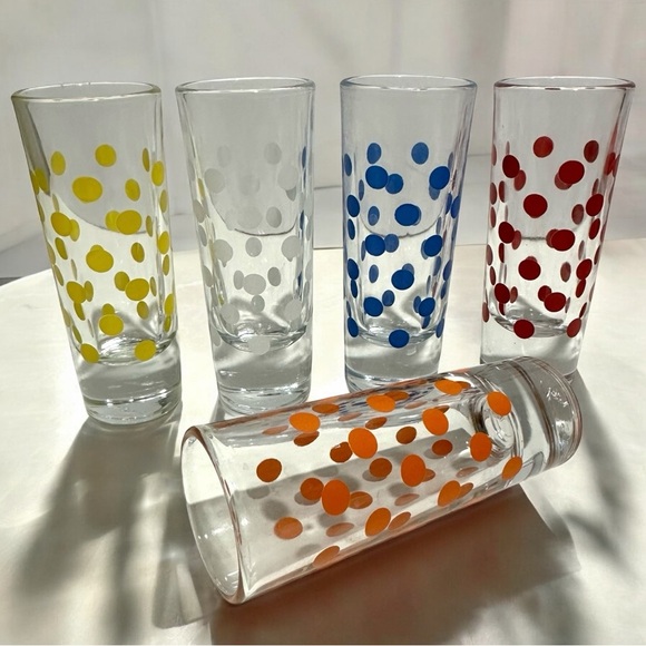 Crisa 2oz. Shot Glasses (5) - Picture 1 of 5